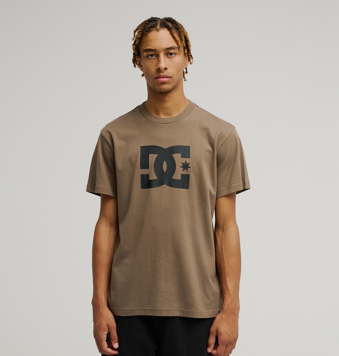 DC Star - Camiseta de manga corta Marrón hombre