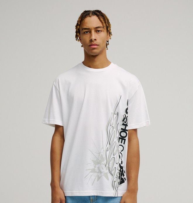 DC Throw Up - Camiseta de manga corta Blanco Hombre