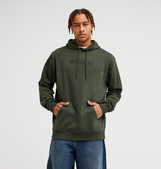 /dc-tire-job--sudadera-con-capucha-verde-hombre