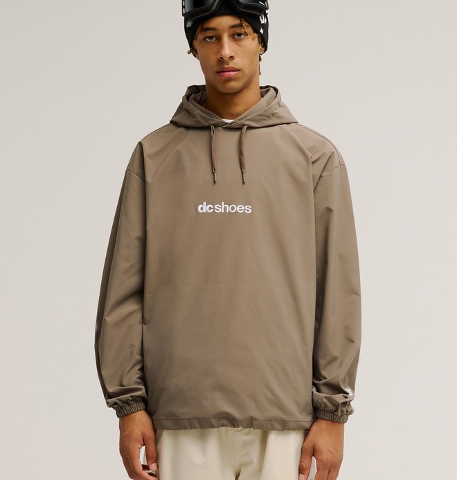 /aerahood-dwr--sudadera-cortavientos-marron-unisex