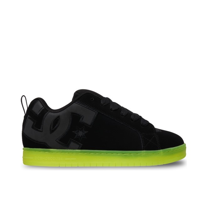Court Graffik - Zapatillas de piel Negro Unisex