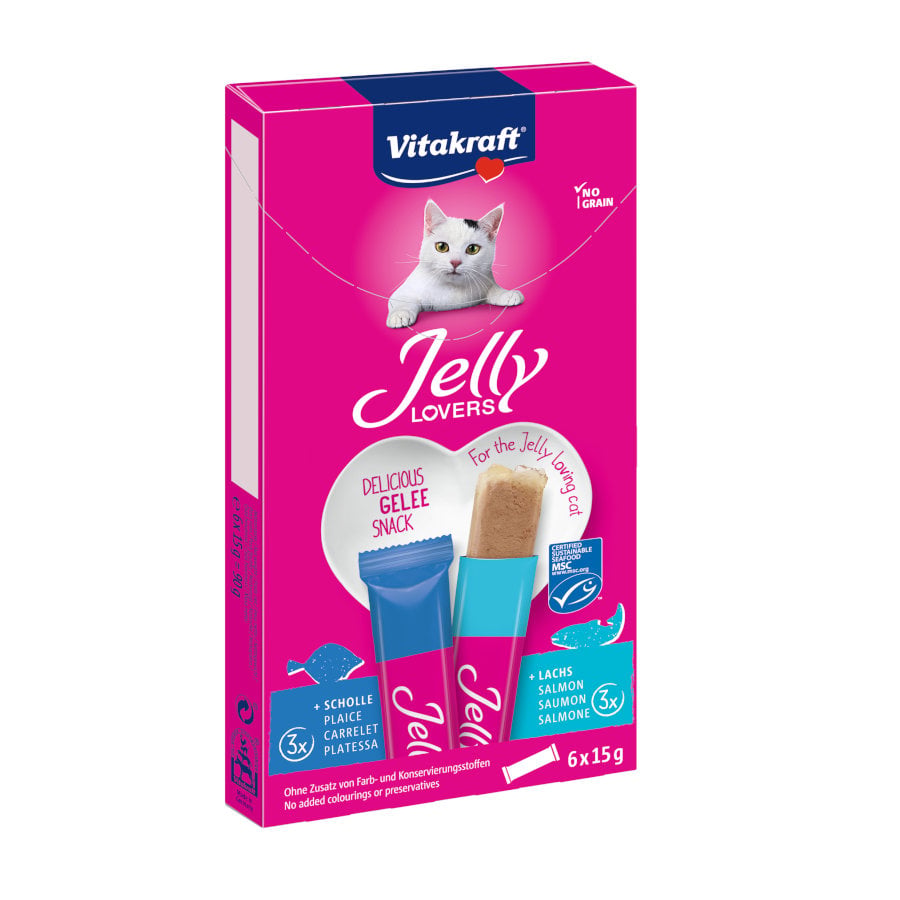 6 barritas Vitakraft Barritas Jelly Lovers Salmón para gatos