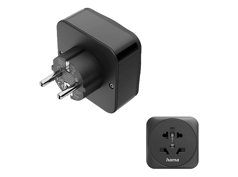 /adaptador-de-viaje--hama-00223460-1-puerto-usb-c-y-puerto-usb-a-negro