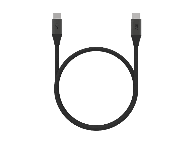 Cable USB-C - ISY IUC-7100, Carga rápida, 100W, 2m, Negro