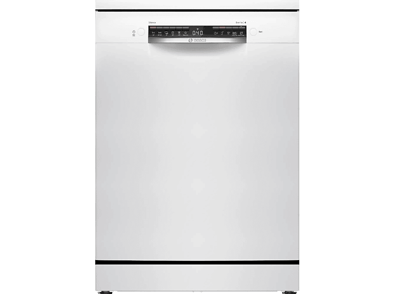 Lavavajillas - Bosch SMS4HVW02E, 14 servicios, 6 programas, 60 cm, Home Connect, ActiveWater, Blanco