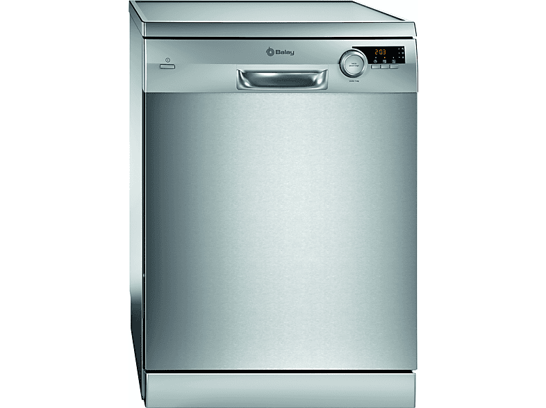 Lavavajillas - Balay 3VS506IP, 12 servicios, 5 programas, 60 cm, Motor Extra Silencio, Rackmatic 3 niveles, Inox