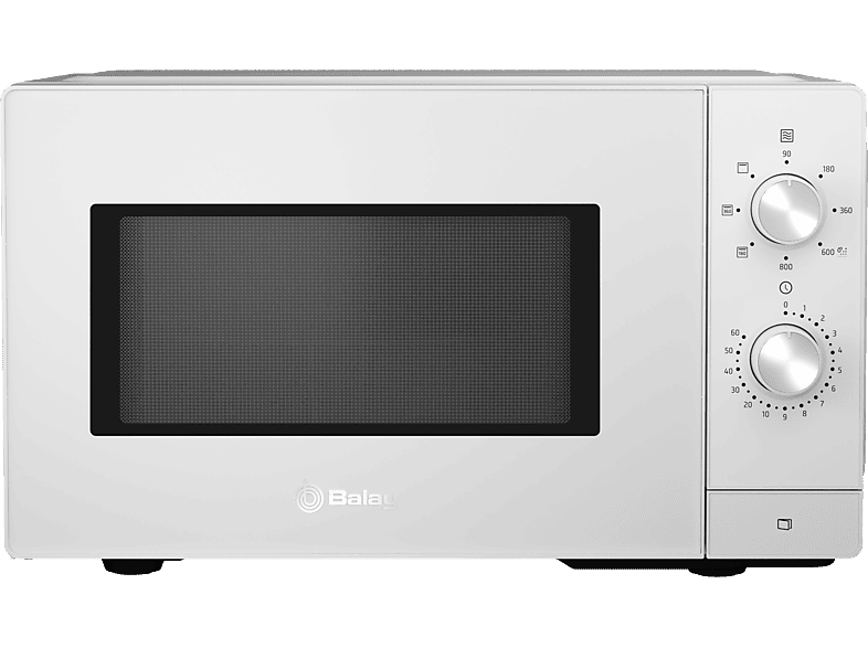 Microondas con grill - Balay 3WG3112B, 1000 W, 5 niveles, 20 l, Blanco