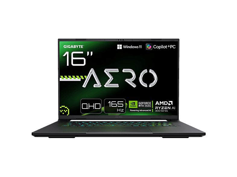 Portátil gaming - Gigabyte AERO X16 1WH Copilot +PC, 16