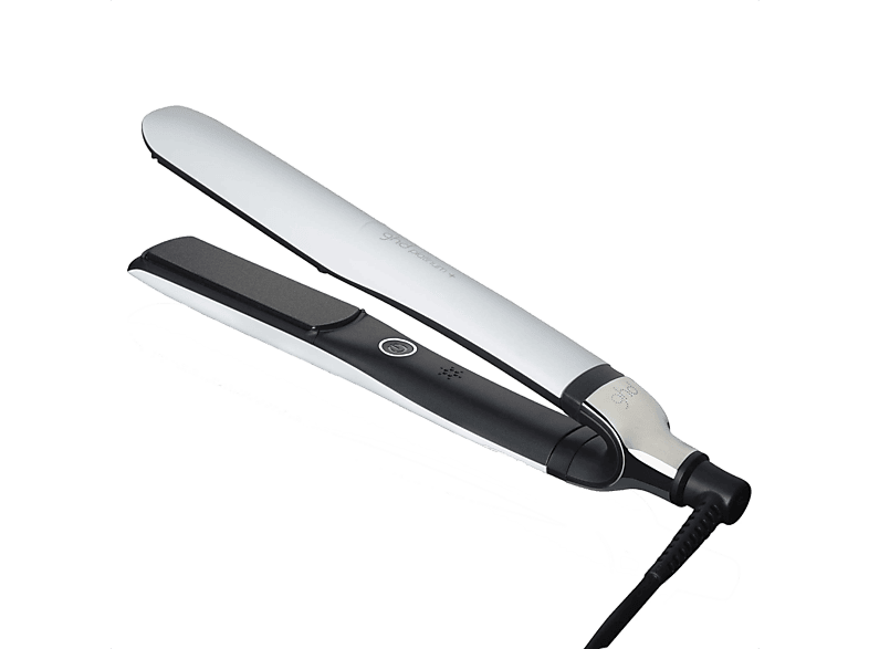 Plancha de pelo - ghd Platinum+, Cerámica, 185°C, Tecnología predictiva Ultra-zone™, Blanco