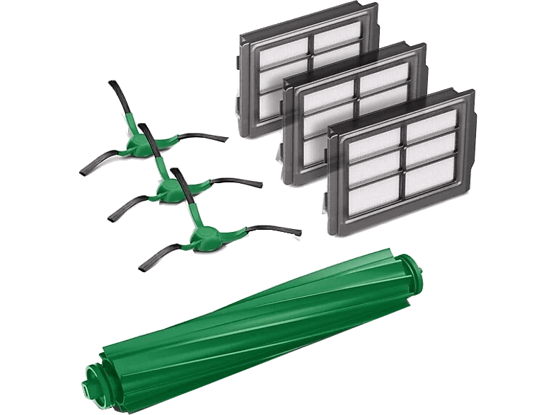 Accesorio aspirador - iRobot 4849962, Kit de recambios para Roomba® Plus 405, 505 Combo con Base AutoWash™, Verde