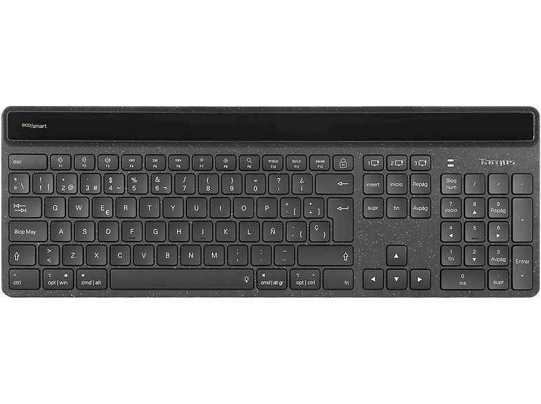 /teclado-inalambrico--targus-akb868es-ecosmart-solar-keyboard-antimicrobiano-bluetooth-full-size-usb-c-negro