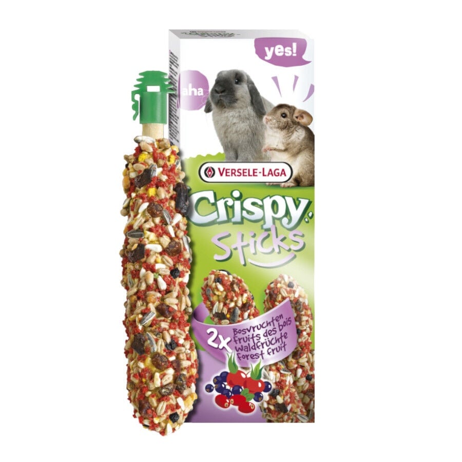 0.11 KG 2 uds. Versele-Laga Crispy Sticks Frutos del Bosque para conejos y roedores