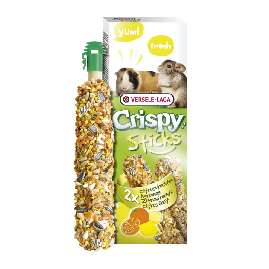 0.11 KG 2 uds. x 55 g Versele-Laga Crispy Sticks Frutas Cítricas para roedores
