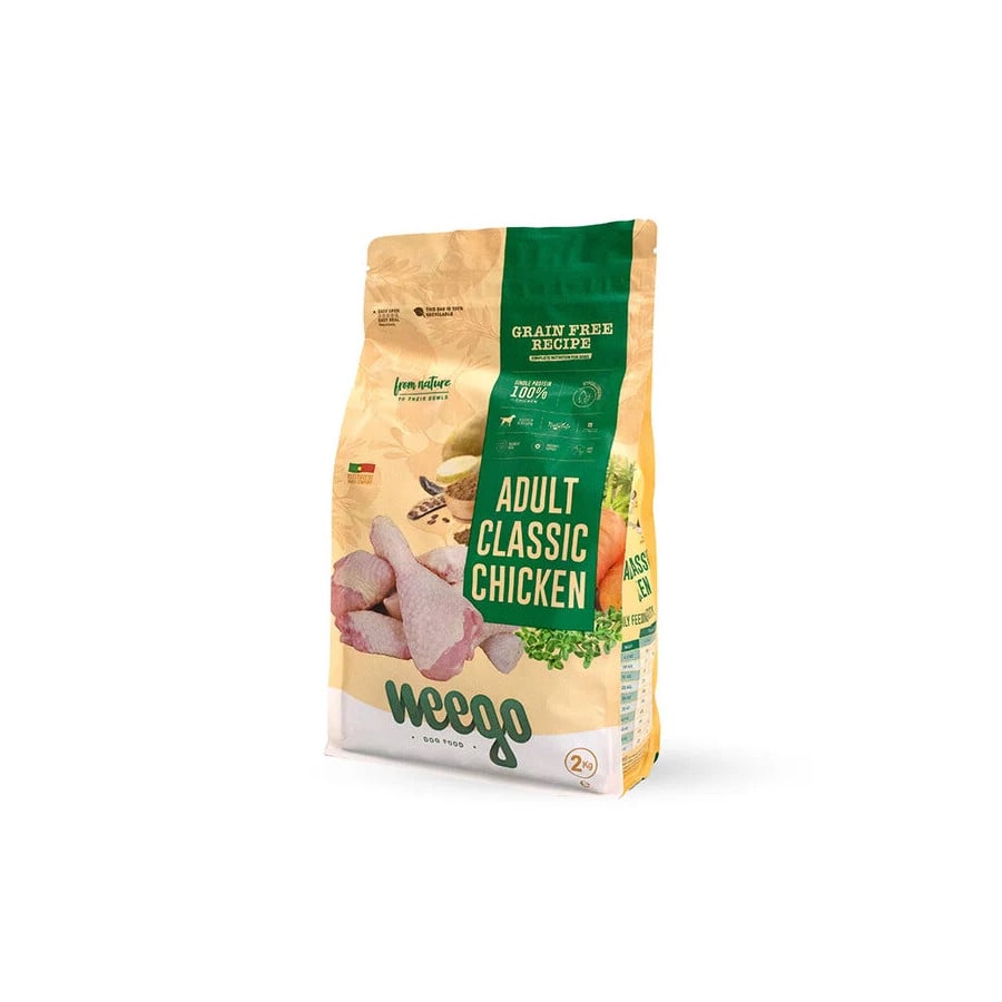 10 kg Weego Grain Free Adult Classic Pollo pienso para perros
