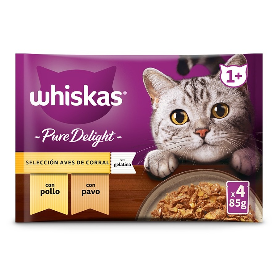 /24-sobres-x-85-g-whiskas-pure-delight-seleccion-aves-gelatina-en-bolsita-para-gatos-pack-ahorro