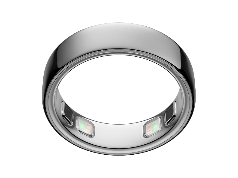 Anillo inteligente - Oura Ring 5, Talla 9, Hasta 9 días autonomía, Bluetooth, 50 métricas de salud, Titanio, Plata