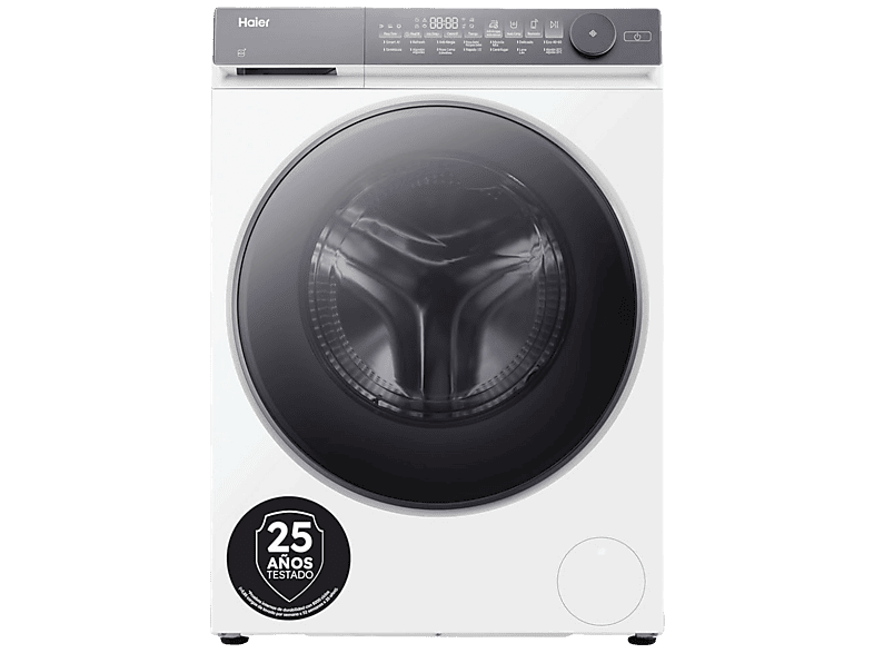 Lavadora carga frontal - Haier X7 Series HW120-B14367U-IB, 12 kg, 1400 rpm, Función Vapor, ABT Anti-bacterias, Blanco