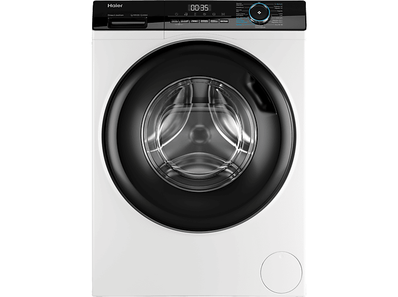 Lavadora carga frontal - Haier I-Pro Series 3 HW90-B14939-IB, 9 kg, 1400 rpm, 15 programas, Función Vapor, ABT Anti-bacterias, Blanco