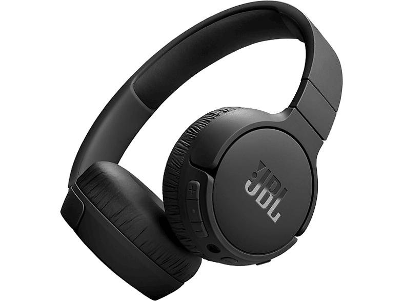 Auriculares inalámbricos - JBL Tune 670 NC, Supraaurales, Cancelación de ruido, Plegables, Hasta 70h, Negro