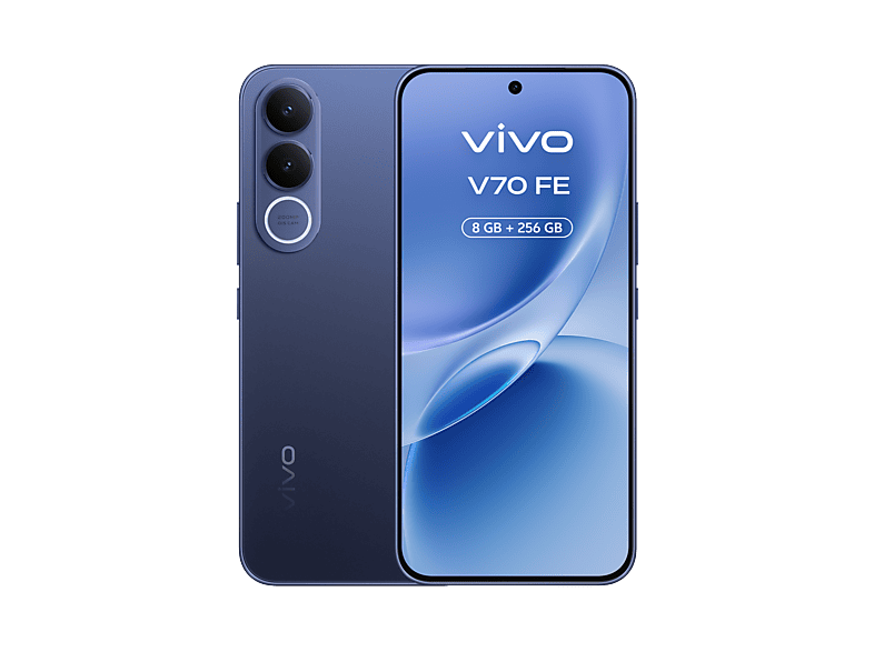 Móvil - vivo V70 FE, Ocean Blue, 256GB, 8GB RAM, 6.83