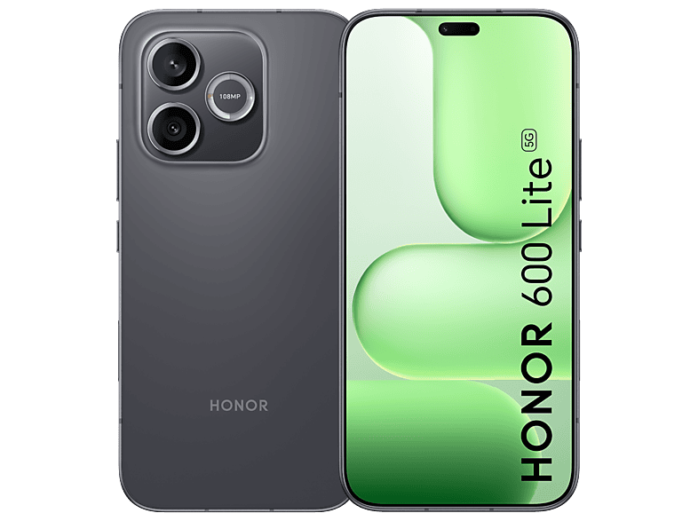 Móvil - Honor 600 Lite, Velvet Black, 256 GB, 8 GB RAM, 6.6 