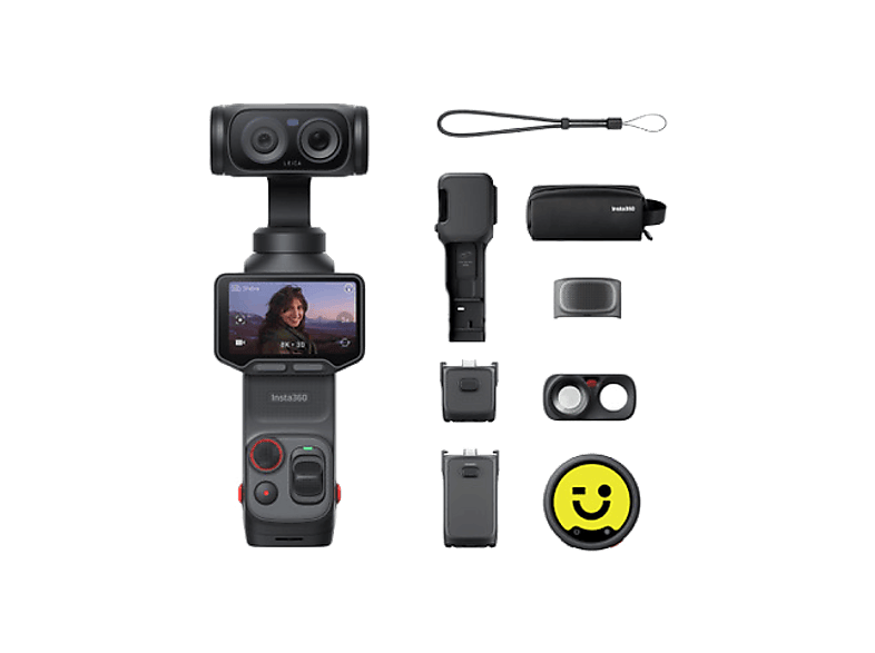 Cámaras deportivas - Insta360 Luna Ultra Creator Bundle, 8K, 240 min Autonomía, Apertura F1.8, Sensor CMOS 1/1.3