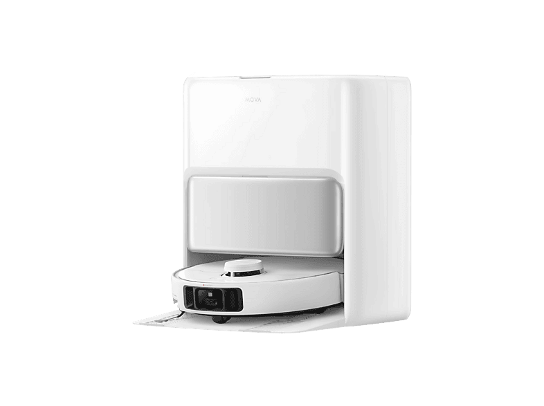 Robot aspirador - MOVA P50 Pro Ultra, Friegasuelos, 700 W, 3.2 l depósito polvo, 4l agua, 280 min, 74 dB(A), Detecta la suciedad, Blanco