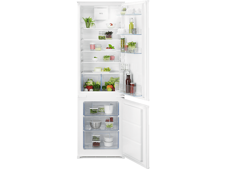 Frigorífico combi integrable - AEG OSC5D181ES, ColdSense, 177.2 cm, 269 l, Lowfrost, Sin panelar