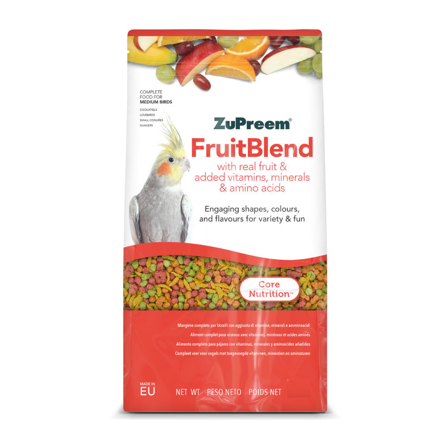 1 KG ZuPreem FruitBlend Medium pienso para pájaros