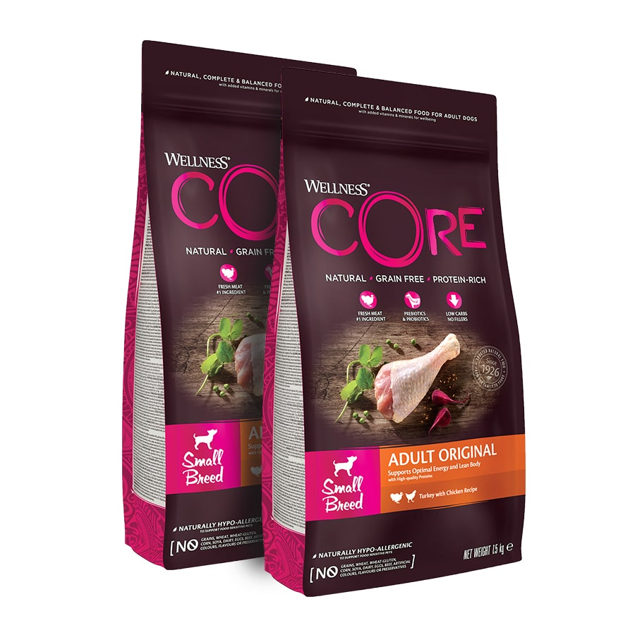 /2-x-15-kg-wellness-core-adult-small-original-pavo-y-pollo-pienso-para-perros-pack-ahorro