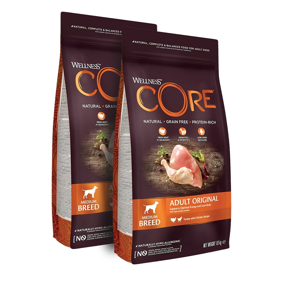 /2-x-10-kg-wellness-core-adult-medium-original-pavo-y-pollo-pienso-para-perros-pack-ahorro