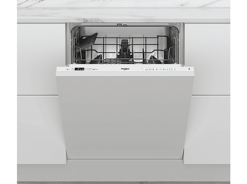 Lavavajillas integrable - Whirlpool W2I HD526 A, 14 cubiertos, 9 programas, 60 cm, Tecnología 6TH SENSE, Multi Zone, Sin panelar