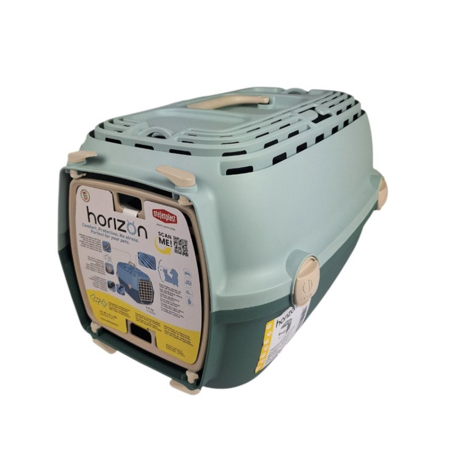 Stefanplast Horizon Transportín verde para perros