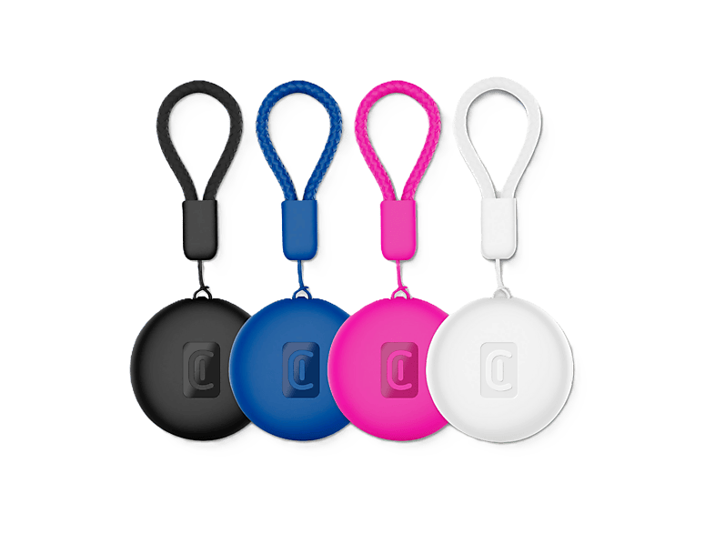 Localizador - CellularLine Tracy Tag Dual Multipack 4x, para iOS, Android, Multicolor