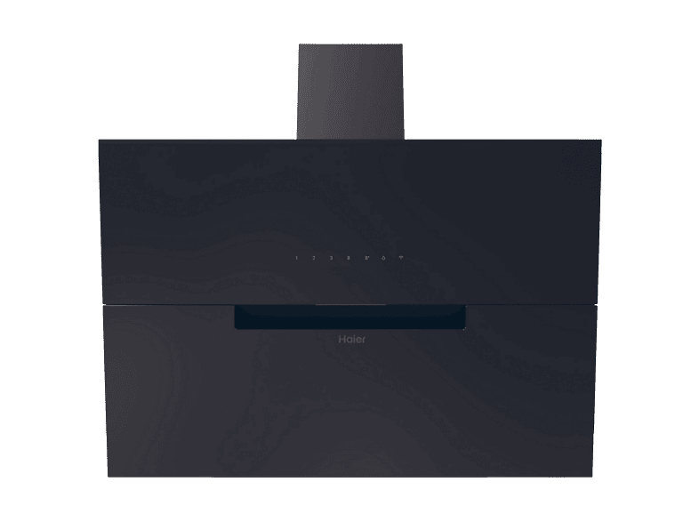 Campana decorativa - Haier HADG9CBS4BWIFI, 5, Extracción máxima 937 m³/h, 5 Velocidades, 90 cm, Wi-Fi, Negro