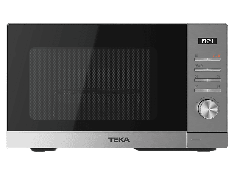 Microondas con grill - Teka MWE FS25 G SS, 1000 W Grill, 8 Niveles de pontencia, 25 l, Inox