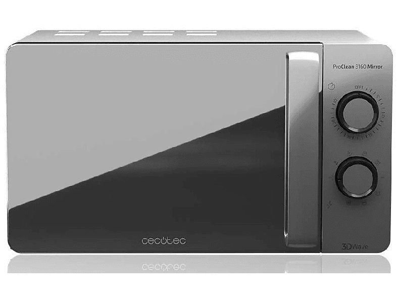 /microondas-con-grill--cecotec-proclean-3160-mirror-700-w-6-niveles-descongelaciom-20-l-plata