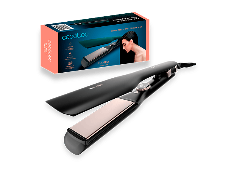/plancha-de-pelo--cecotec-bamba-ritualcare-sphere-max-placas-ceramica-xl-45-mm-140-220-°c-multistyle-flotantes-3d-cable-360-negro