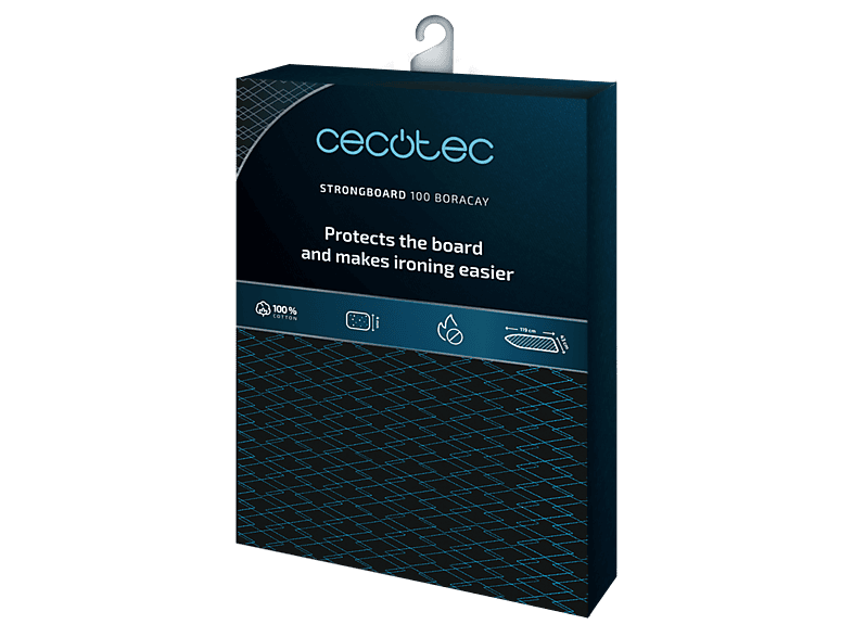 /funda-tabla-planchar--cecotec-strongboard-100-boracay-119-x-43-cm-%-algodon-espesor-4-mm-proteccion-ignifuga-multicolor