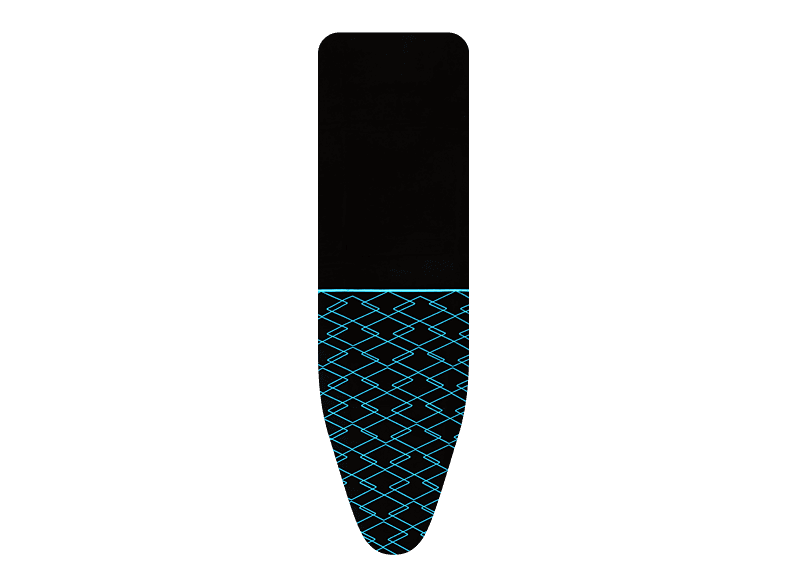 /funda-tabla-planchar--cecotec-strongboard-400-borneo-100%-algodon-ajustable-135-x-55-cm-acolchado-4-mm-proteccion-ignifuga-negro