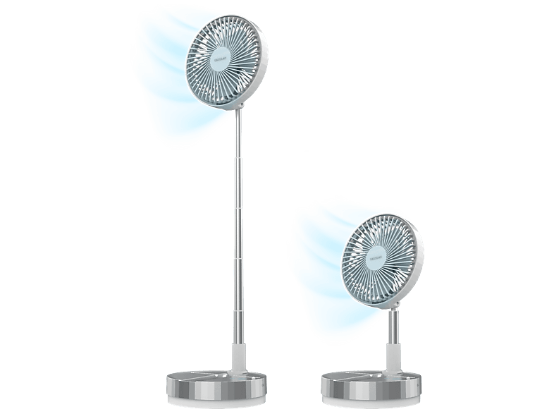 Ventilador de pie - Cecotec EnergySilence 800 FoldAir Control, Telescópico, 8