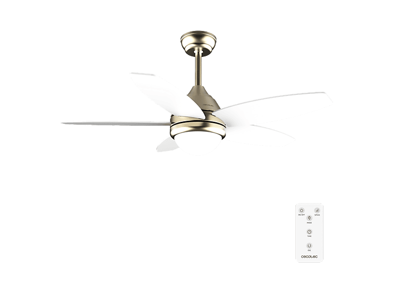 /ventilador-de-techo-con-luz--cecotec-energysilence-aero-4200-goldlightwood-luz-led-3-velocidades-5-aspas-white