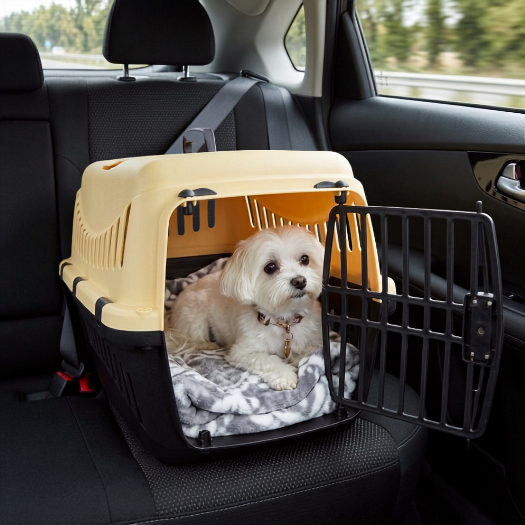 TK-Pet Senda Gipsy Transportín Amarillo para perros y gatos