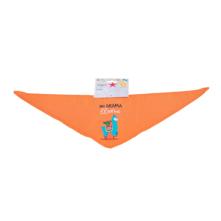 Summer Vibes Llama Bandana para perros