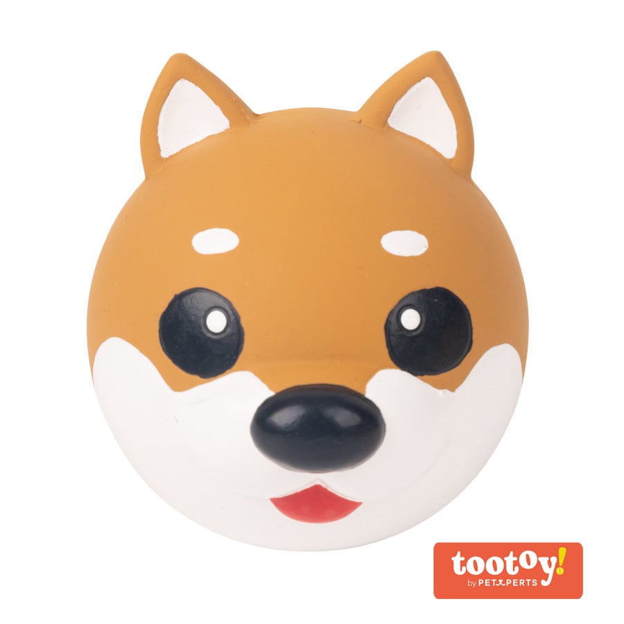 Tootoy! Chew Corgi mordedor de látex con sonido para perros