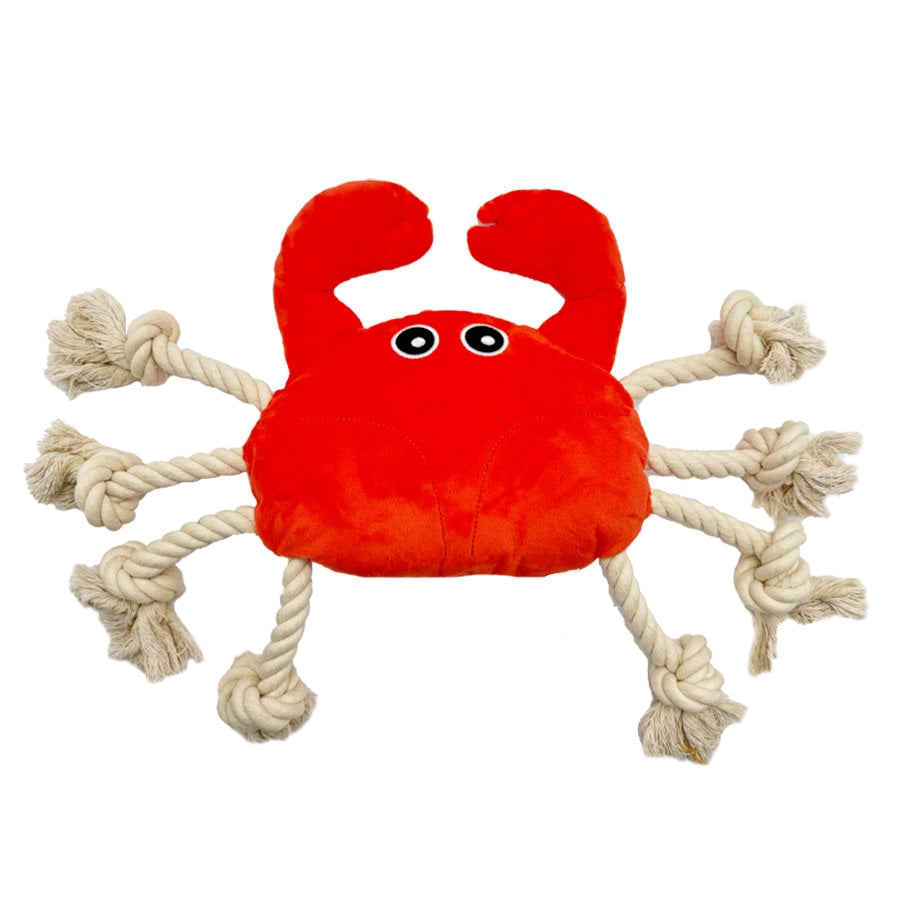 /tootoy-comfort-fresh-crab-peluche-con-cuerda-para-perros