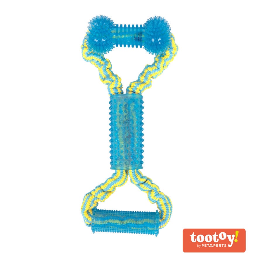 /tootoy-tug-bone-blue-hueso-de-goma-con-cuerda-para-perros