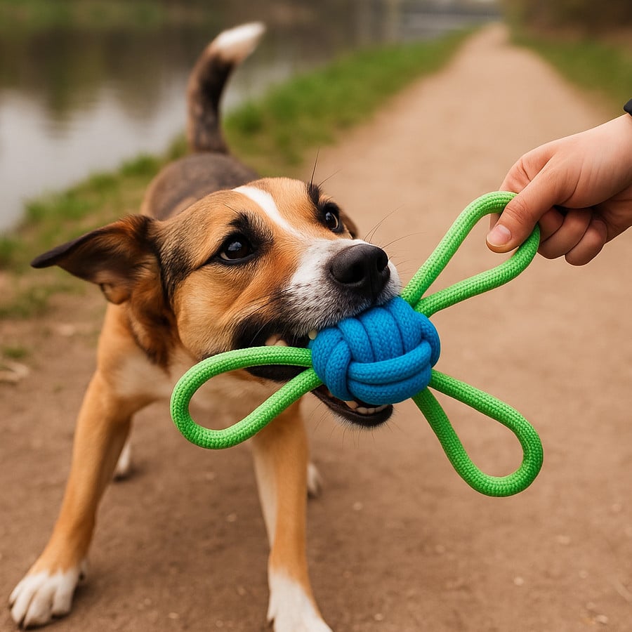 /tootoy-mordedor-de-cuerda-multiple-con-pelota-verde-y-azul-para-perros
