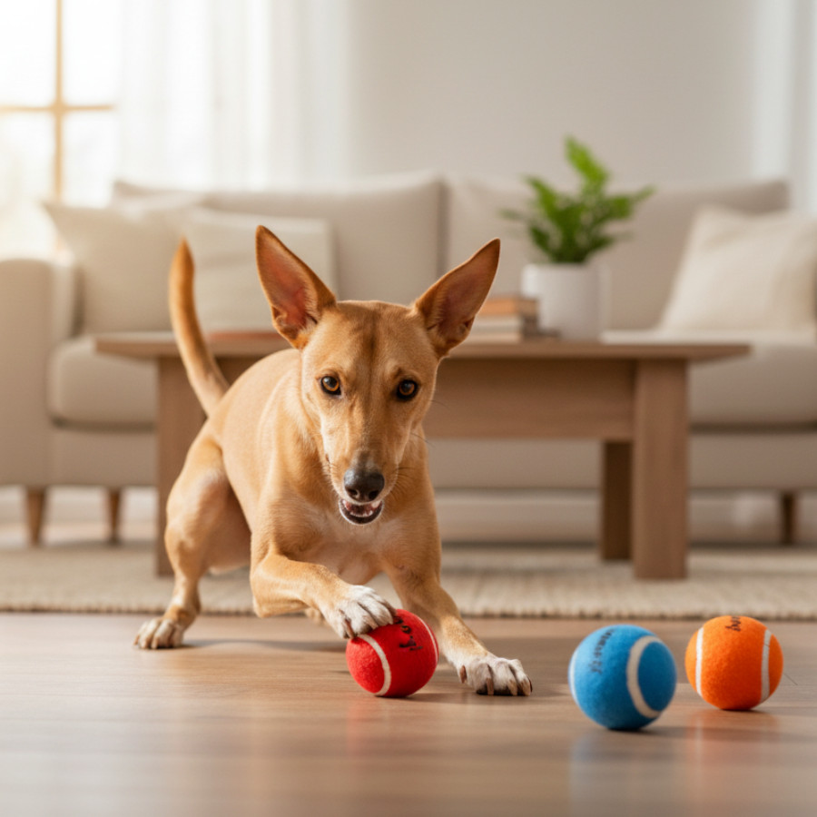 Tootoy! Pack de Pelotas de Tenis de Colores para perros