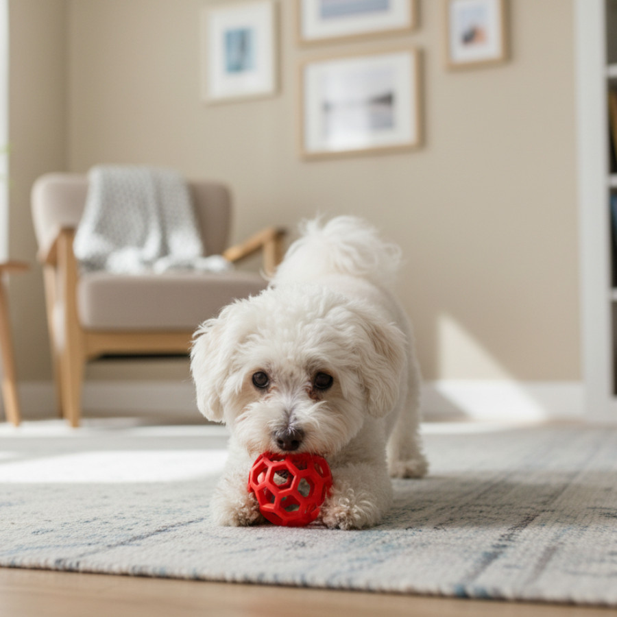 Tootoy! Pelota Easy Grip Hexagonal para perros
